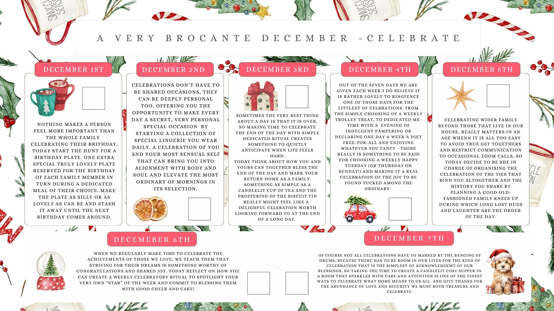 A Very Brocante December - Celebration