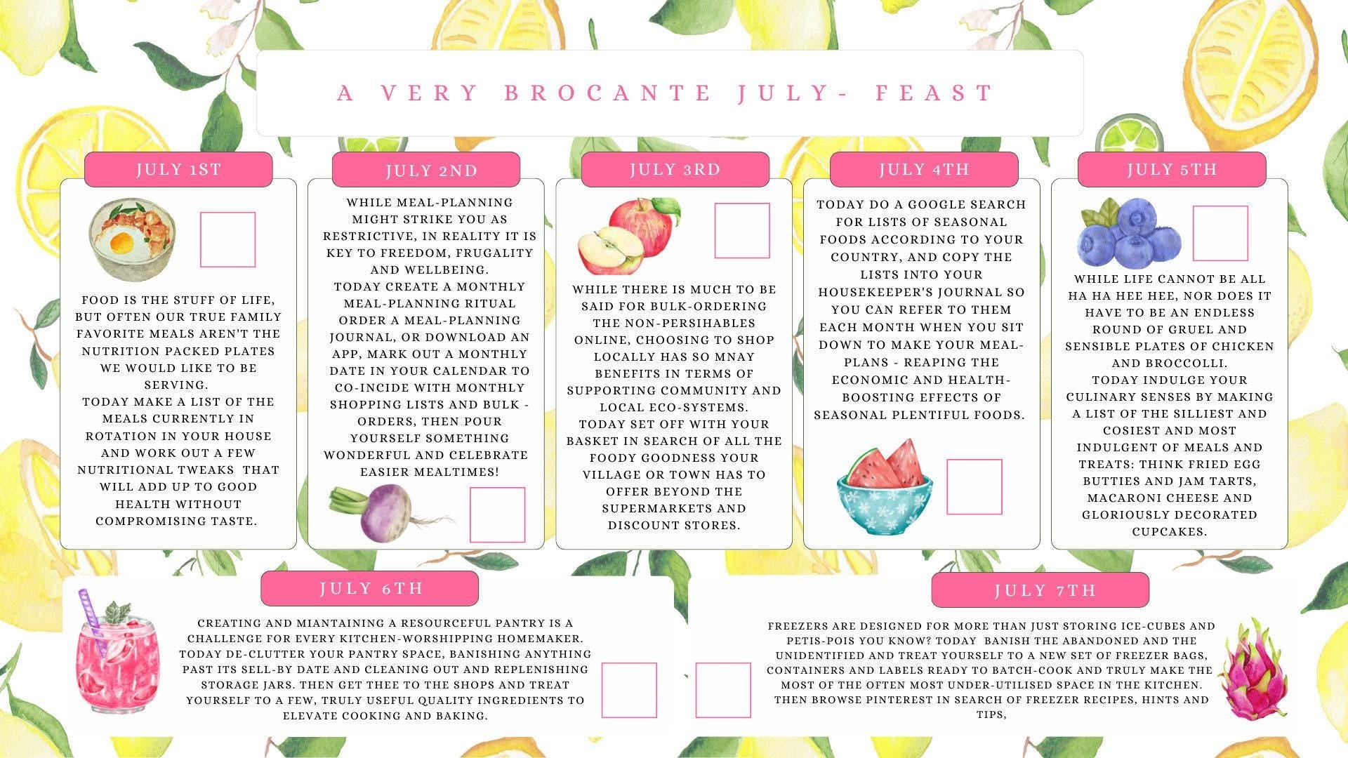 A Very Brocante July - Feast