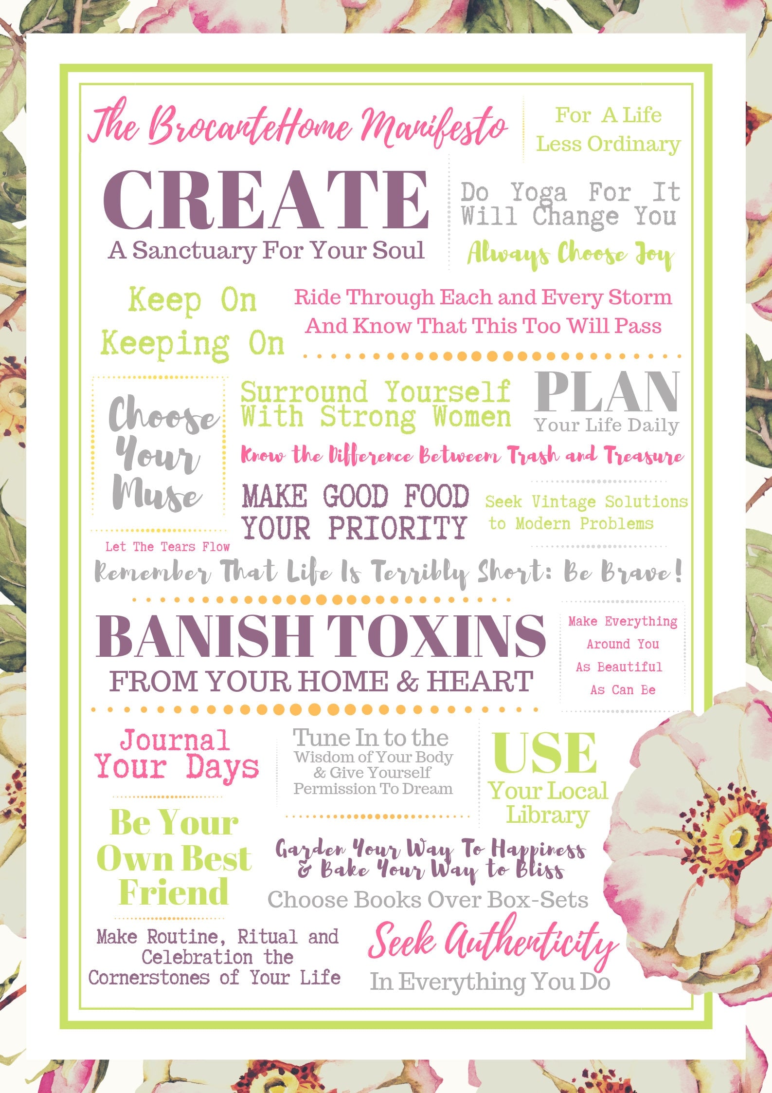 The BrocanteHome Manifesto