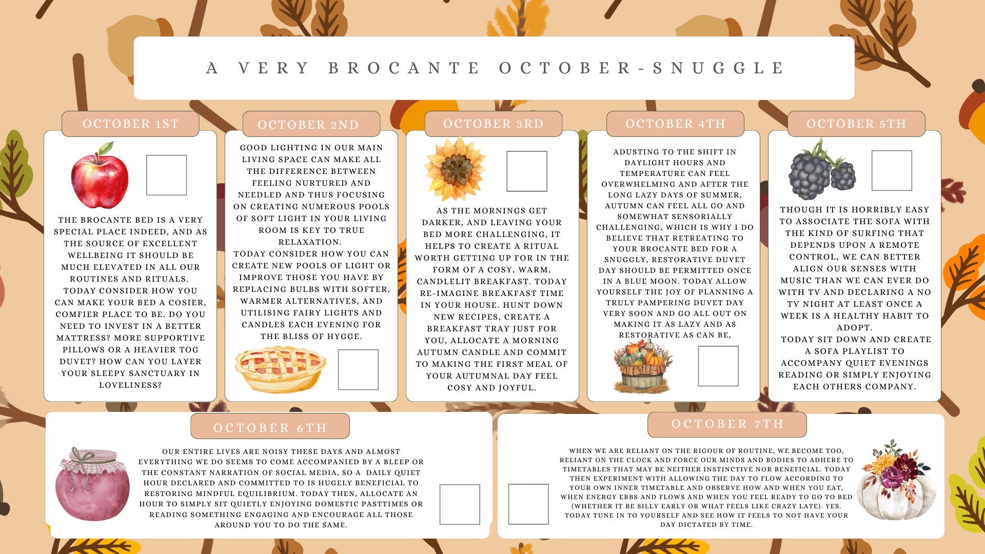 A Very Brocante October - Snuggle