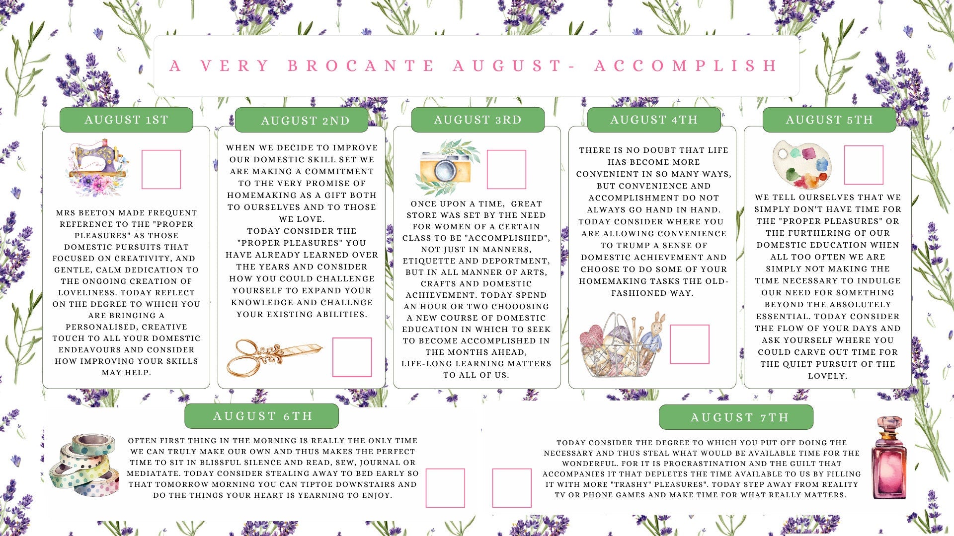 A Very Brocante August - Accomplish