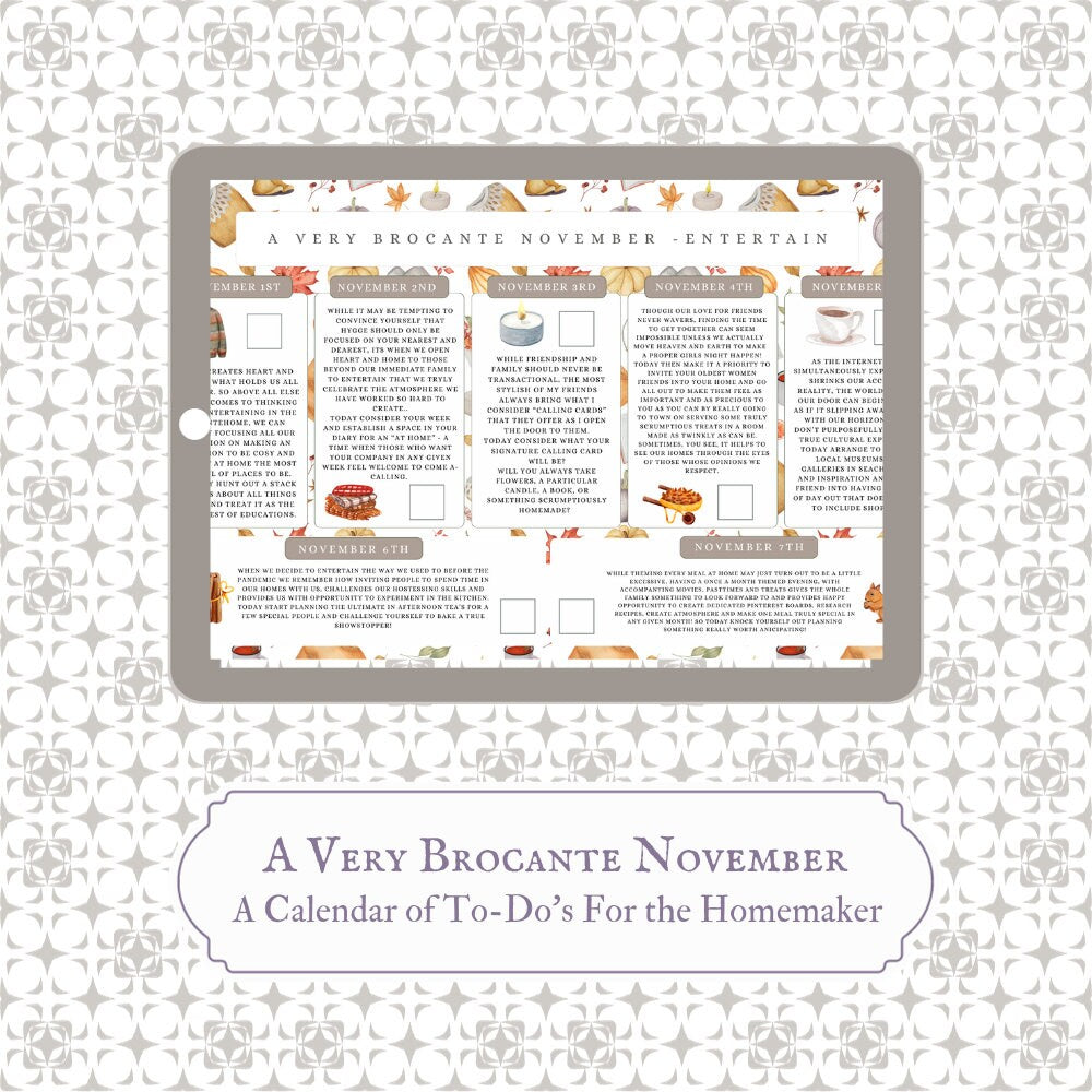 A Very Brocante November - Entertain