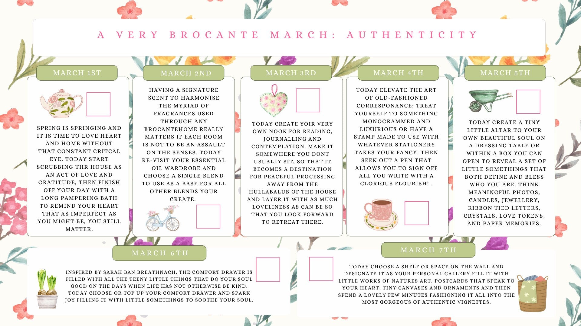 A Very Brocante March - Authenticity