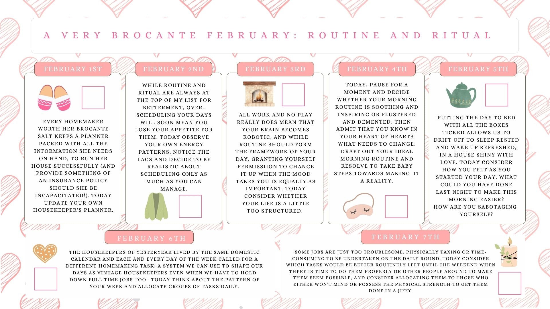 A Very Brocante February - Routine & Ritual