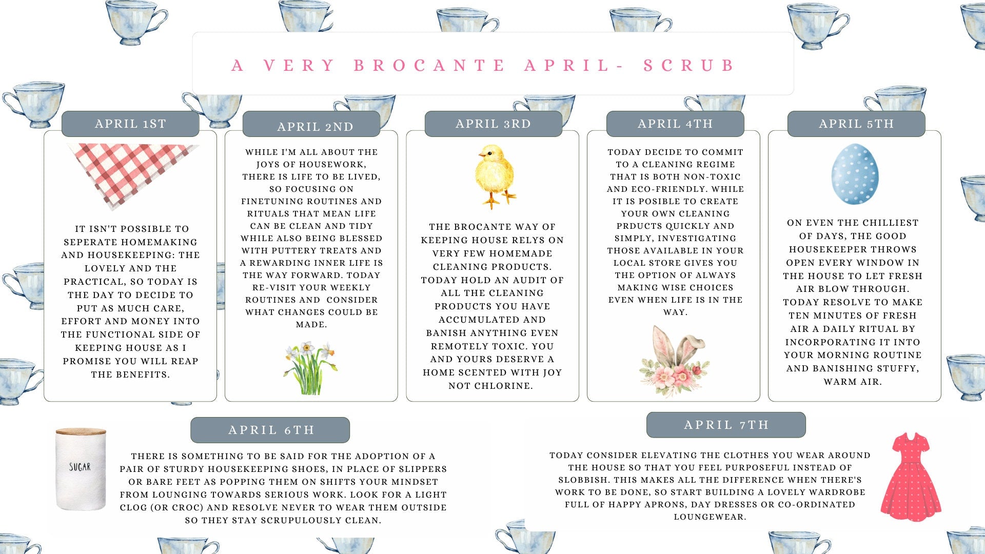 A Very Brocante April - Scrub