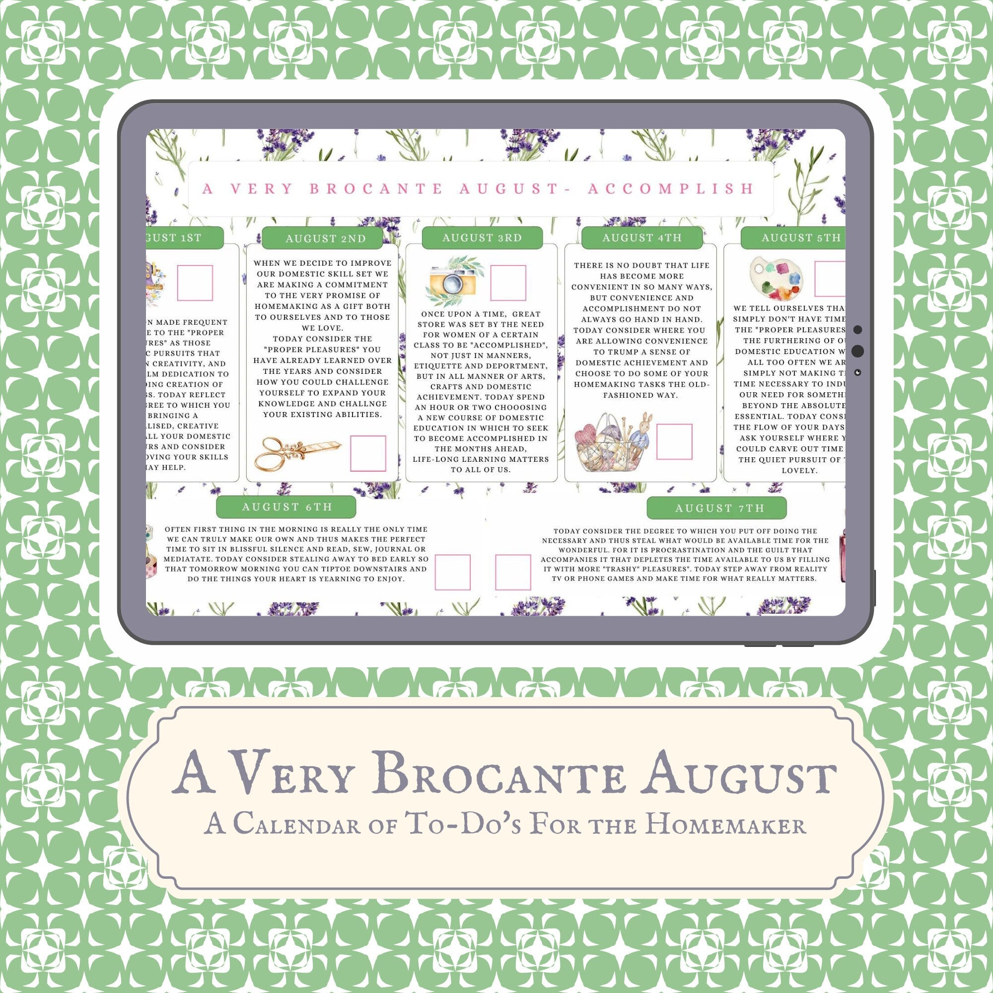 A Very Brocante August - Accomplish