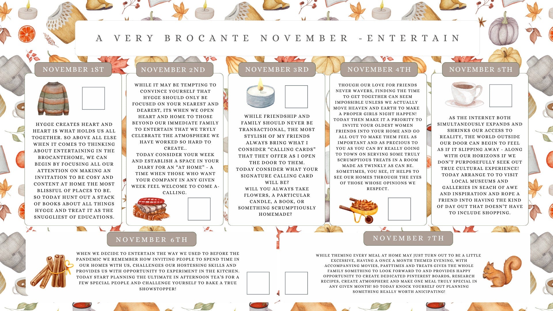 A Very Brocante November - Entertain